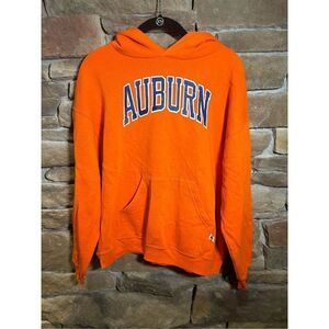 Vintage Y2K Russell Auburn Orange‎ youth XL Hoodie ￼